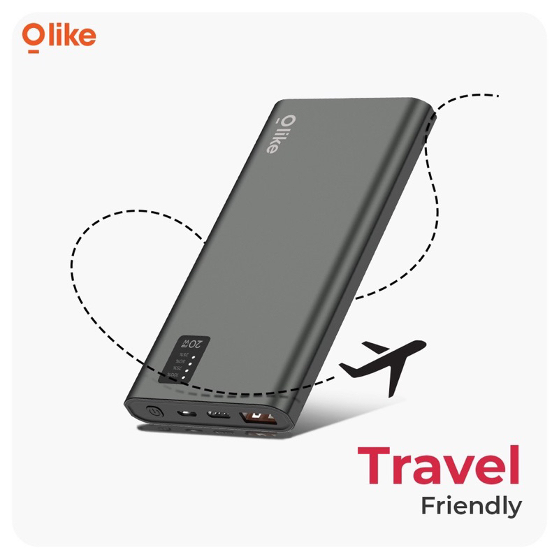 OLIKE P2 POWERBANK 10000MAH FAST CHARGING PD 20W QUICK CHARGE 18W - Garansi 1 Tahun