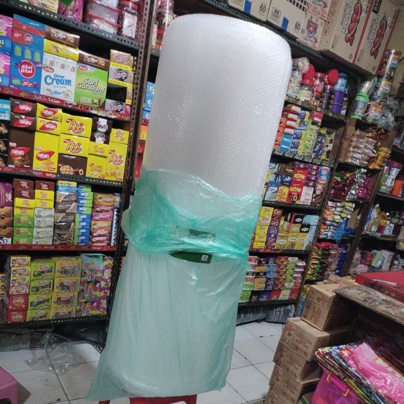 

Bubble warp bening asli harga 1 roll 125cm x 50meter