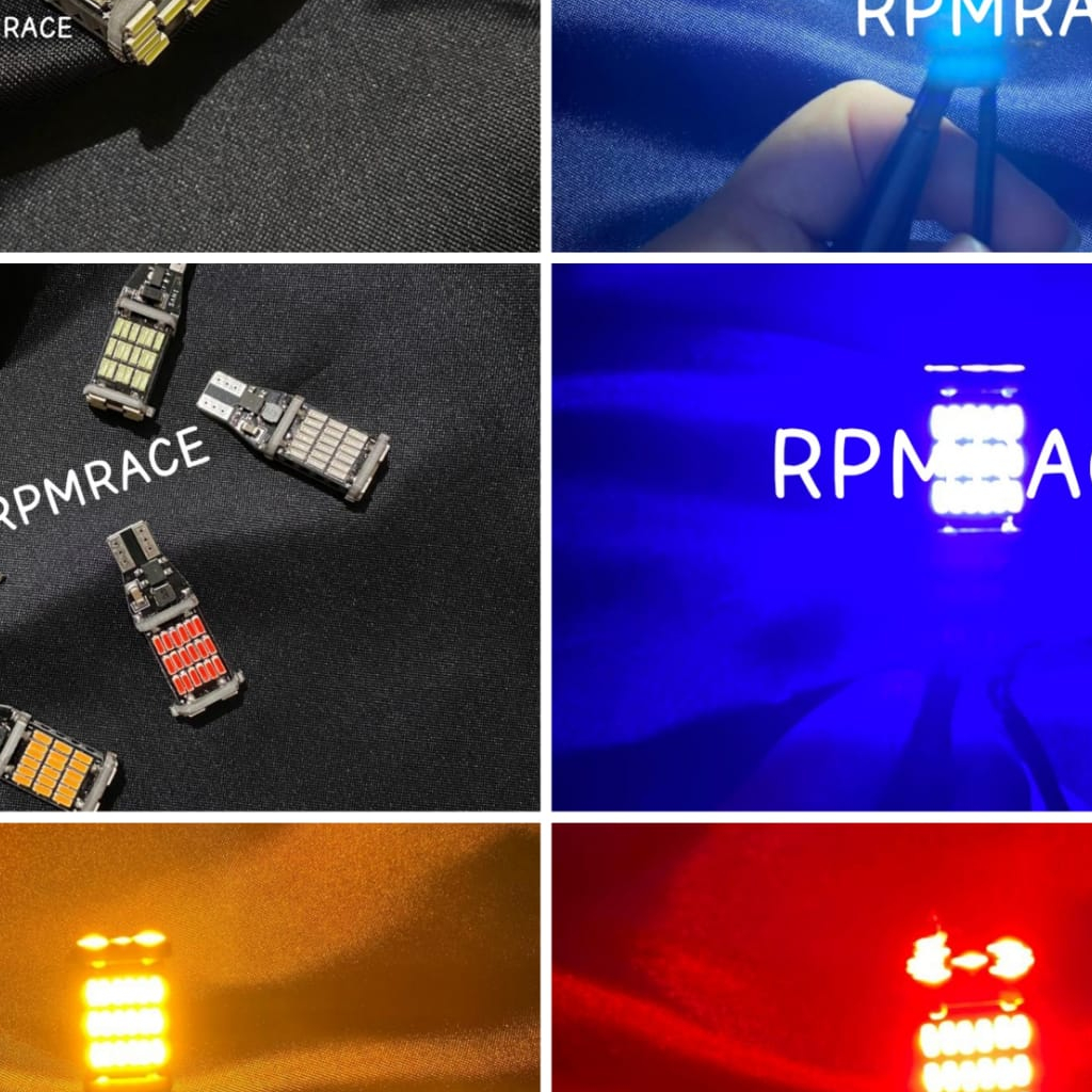 SEIN DAJJAL Lampu Mobil Motor T15 45SMD Untuk Sein Senja Kota Super Terang 1biji