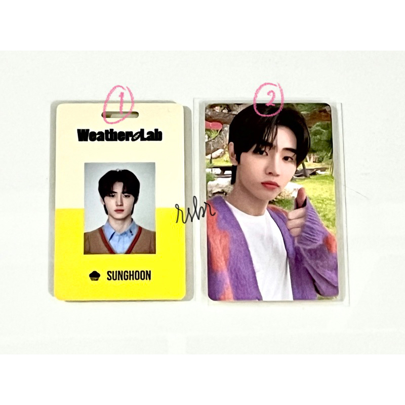 Sunghoon Enhypen Photocards // SG 22 ID Card
