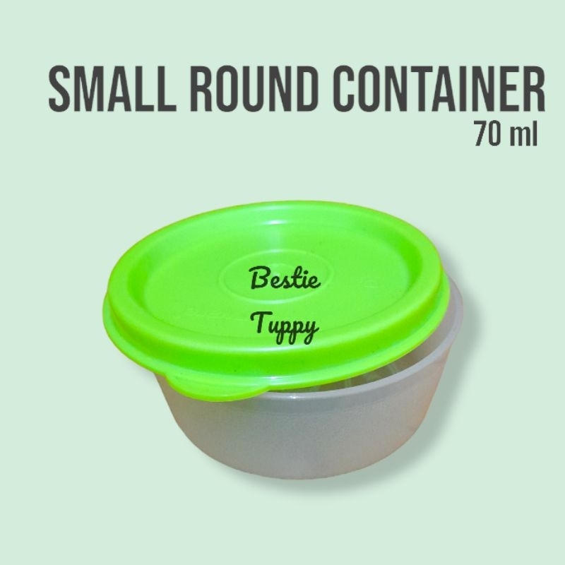 Tupperware Small Round Container. Wadah Penyimpanan Serbaguna