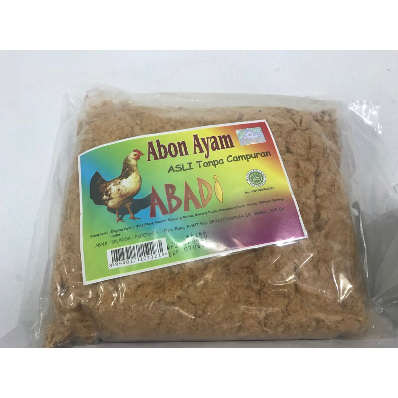 

Abon Ayam Manis Abadi 5x1kg