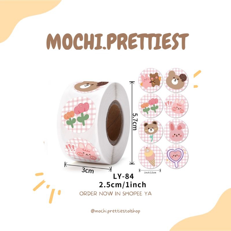 

|MP| Stiker Cute Cartoon Label Thank You | Stiker Packaging| Free Gift | Olshop | Stiker Cute Cartoon