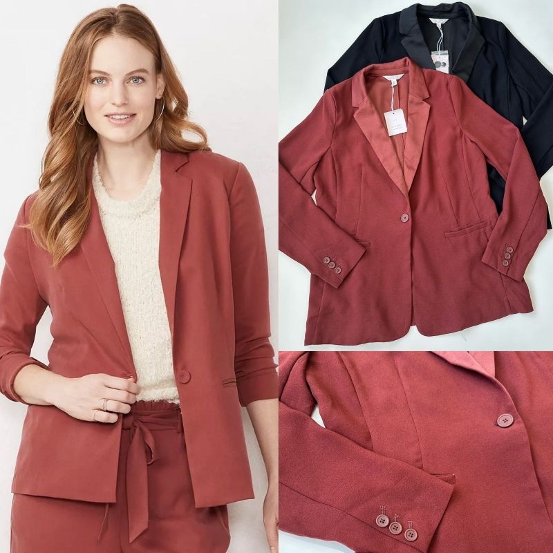 LC basic single button blazer