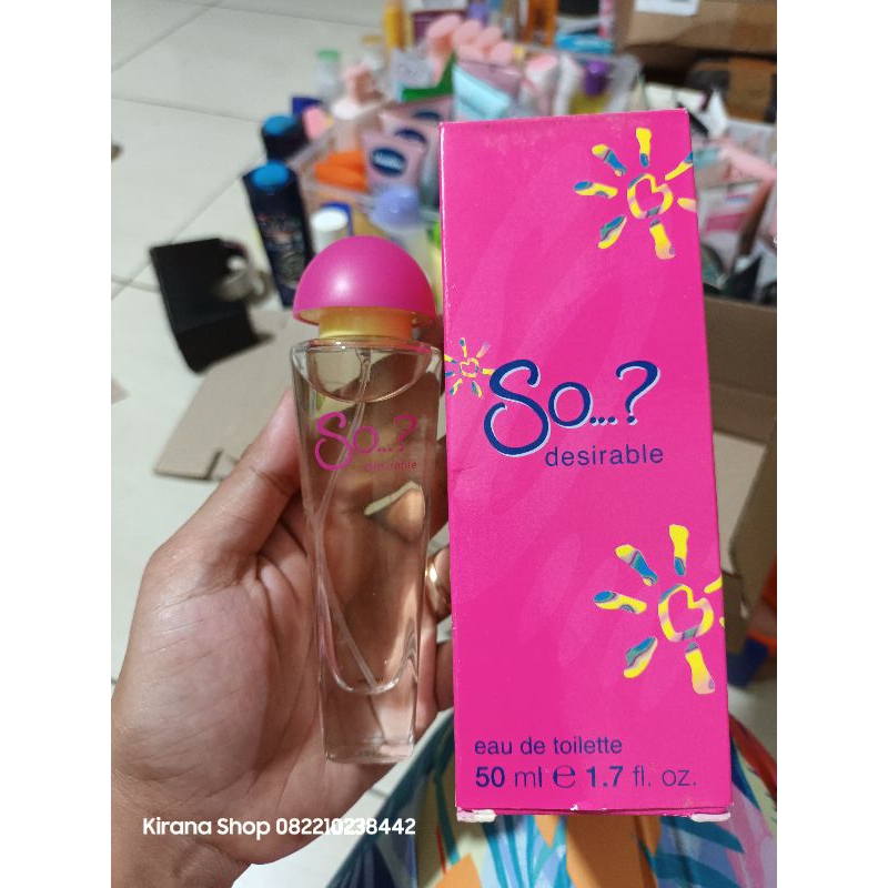 Parfum SO 50ml wangi tahan lama