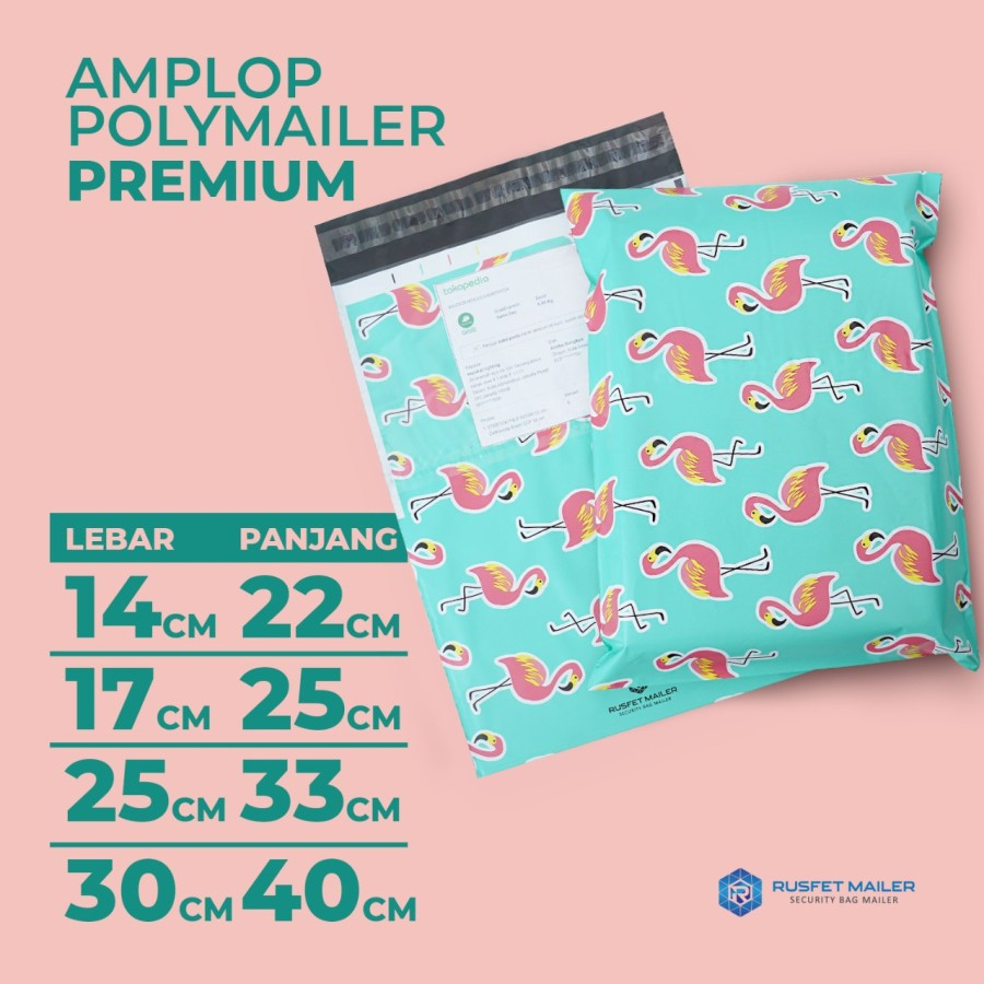 

AMPLOP PLASTIK POLYMAILER FLAMINGO - 4 VARIASI (ADA KANTONG ALAMAT)