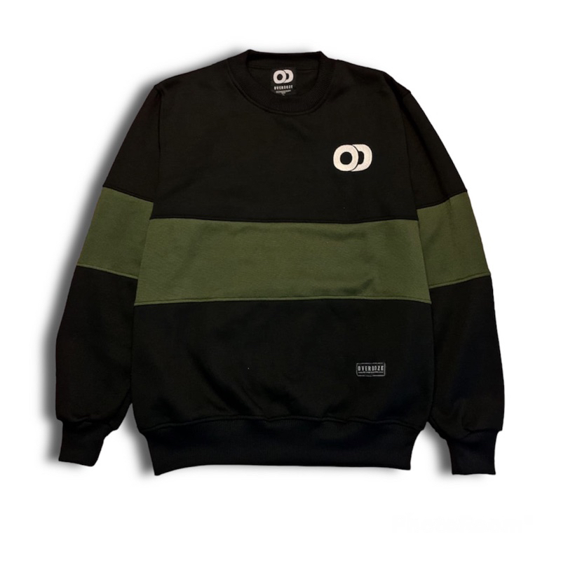 Sweater Crewneck Pria Sweatshirt Kombinasi Cowok Cewek High Quality Premium Distro