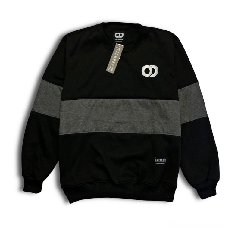 Sweater Crewneck Pria Sweatshirt Kombinasi Cowok Cewek High Quality Premium Distro