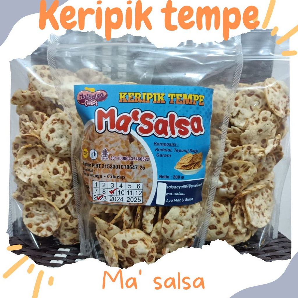

kripik tempe bundar 250 gr