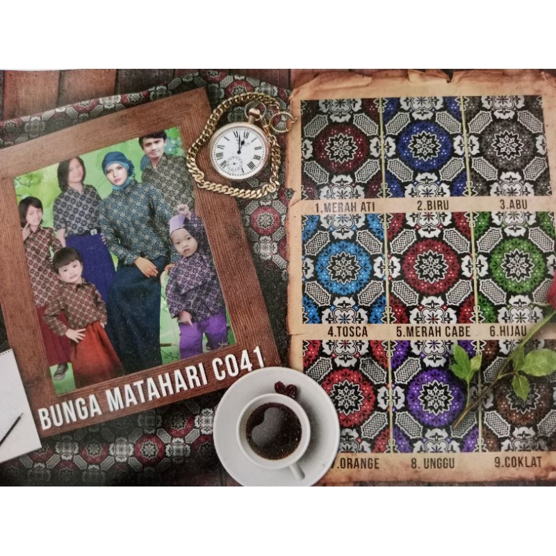 Batik TK  Motif Bunga Matahari