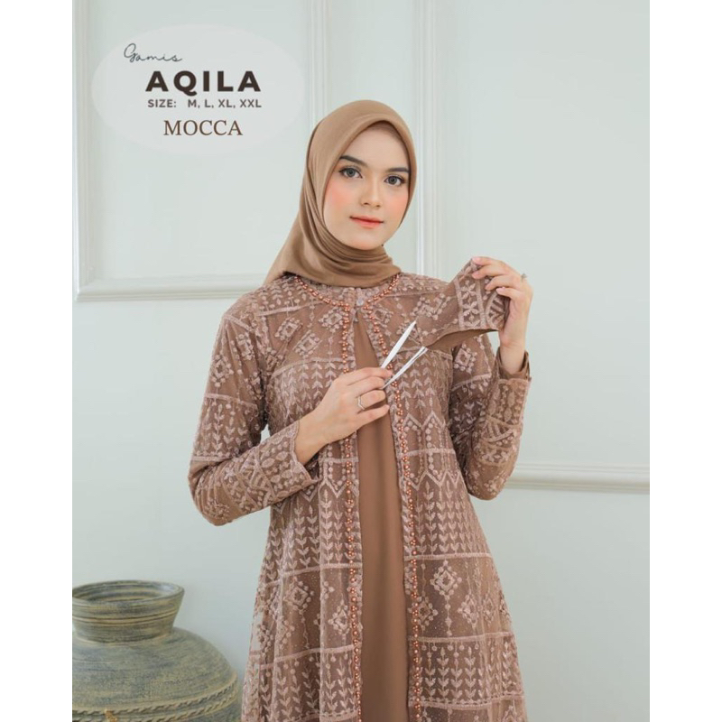 SKS- GAMIS m AQILA GARDIGAN MODERN // GAMIS AQILA MODERN // GAMIS AQILA