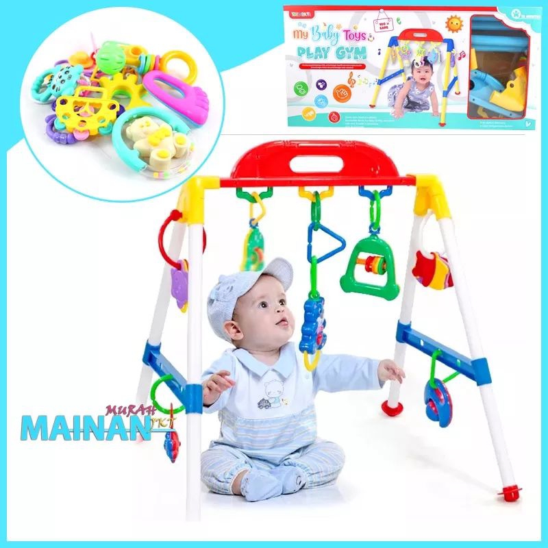 [rumahbayipdg] Baby musical playgym bayi || mainan musik rattle bayi