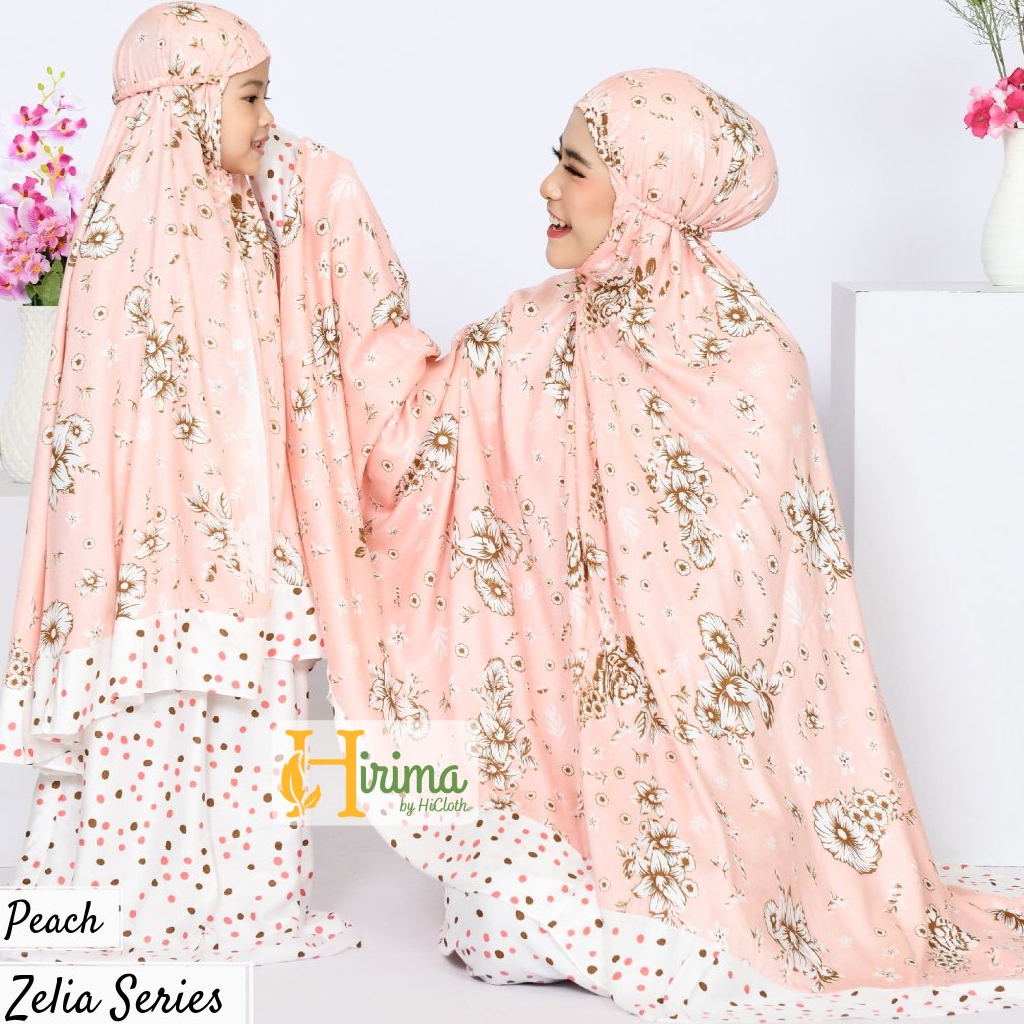 Hicloth Hirima Mukena Jumbo Ibu dan Anak Rayon Adem Mukena Bali Murah