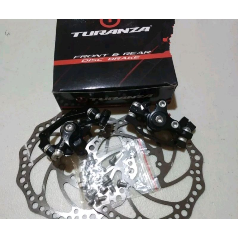 Kaliper Rem Cakram Sepeda Disk Brake Mekanik Set