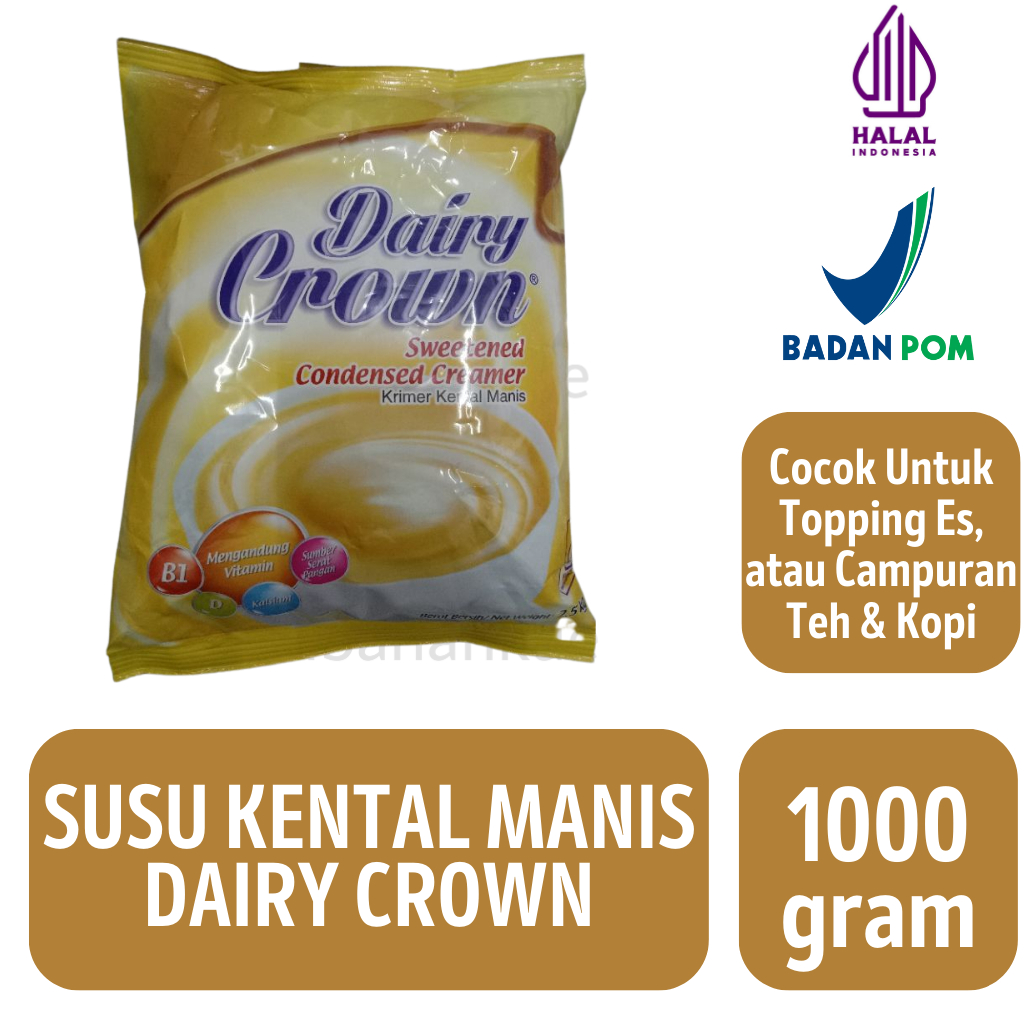 

Dairy Crown Susu Kental Manis [1Kg]