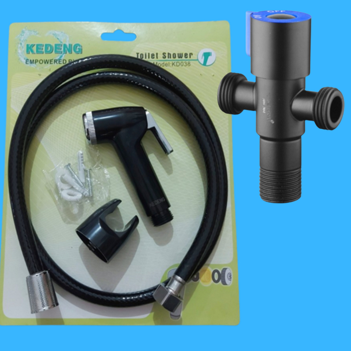 Jet shower stop kran set/ paket murah meriah