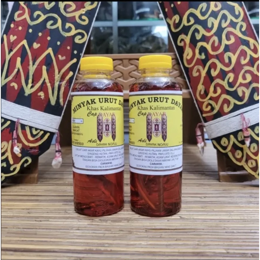 Minyak Urut Dayak Kalimantan Botol Besar,Obat Asam Urat,Minyak Urut