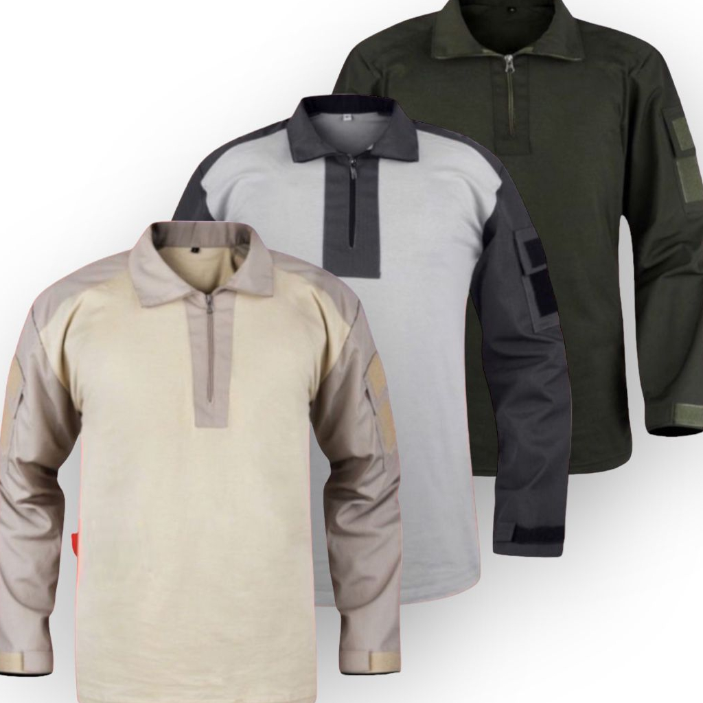 BDU Series - Kaos Tactical Lapangan Pdl Outdoor Lengan Panjang