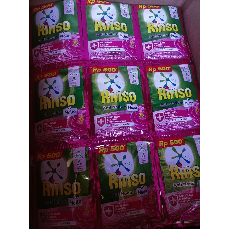 RINSO MOLTO CAIR RENTENG 500 / 18ml ISI 36 SACHET