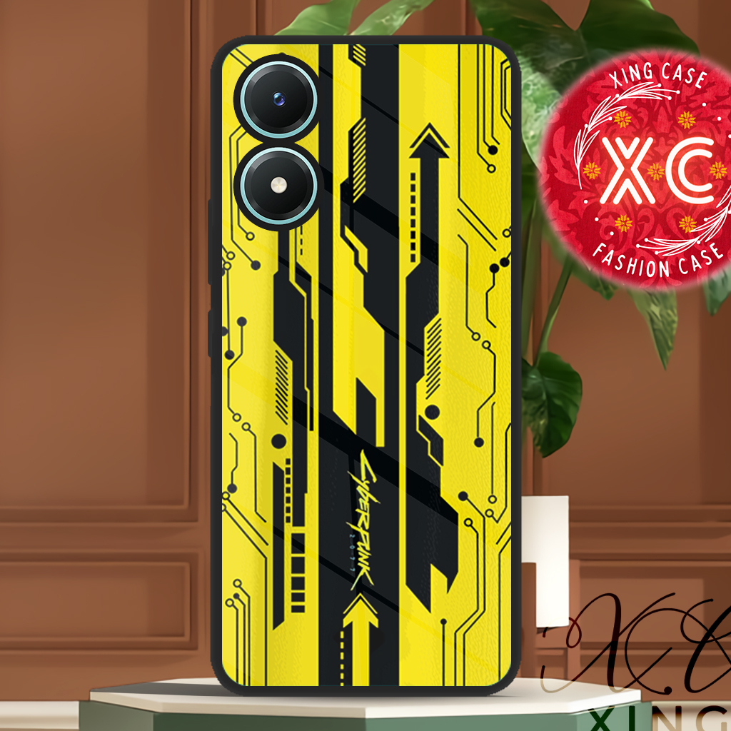 |EZ09| XING CASE HP VIVO Y02S GLOSSY KILAU EFEK KACA | REQUEST CASE HP CUSTOM SOFTCASE HARDCASE | CA