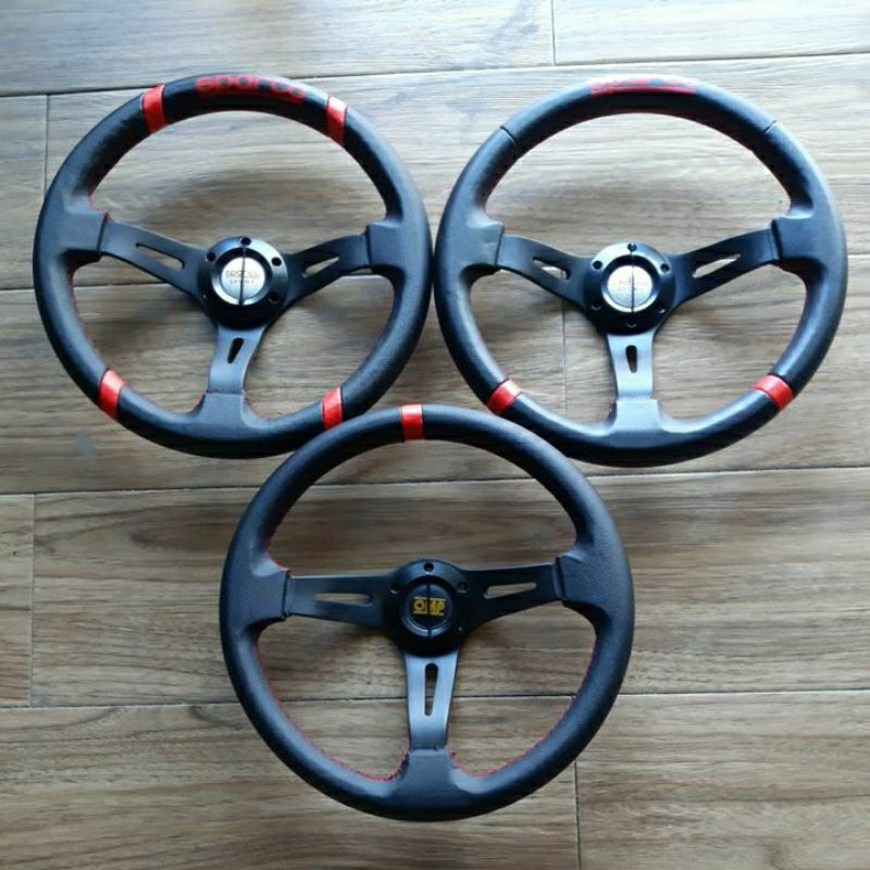 Setir Racing Stir Mobil 14 Inch Universal