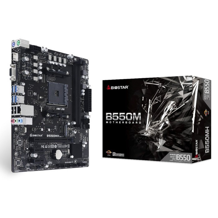 Motherboard Biostar AMD B550MH Socket AM4 DDR4 M-ATX