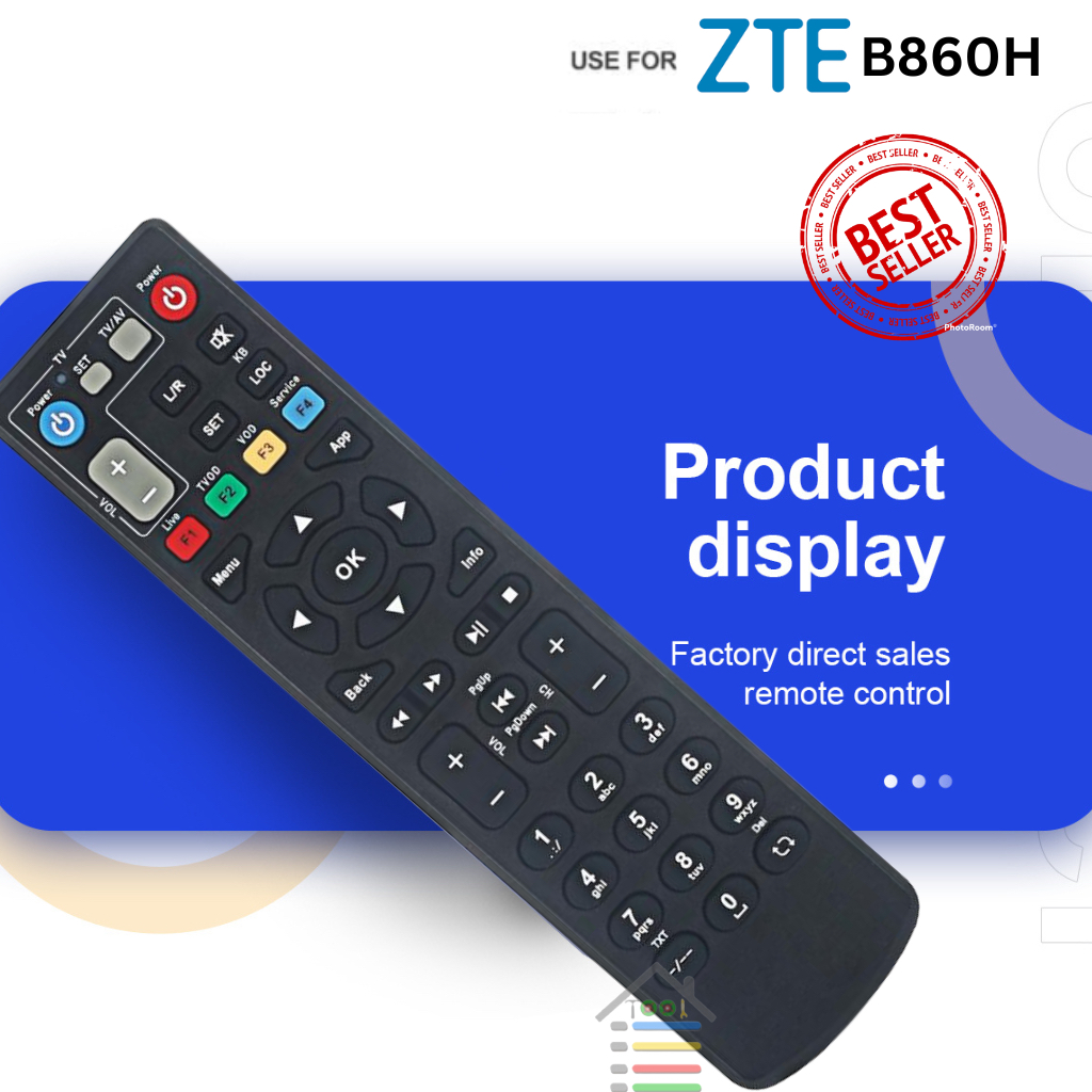 Remot / Remote Receiver STB USEE TV Speedy TV ZTE ZXV10 B860H (HITAM) / ecer dan grosirr