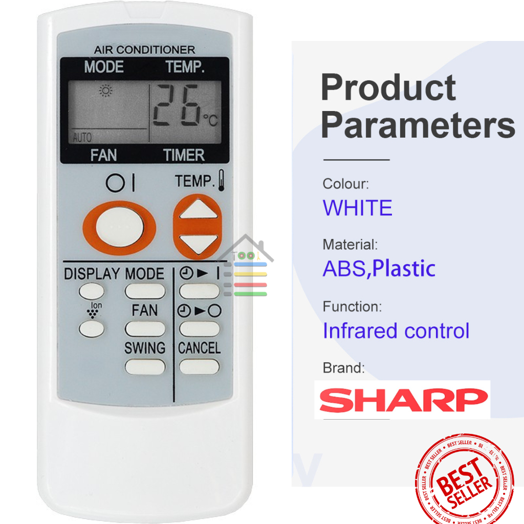 REMOTE SHARP AC MULTI W/O DUS