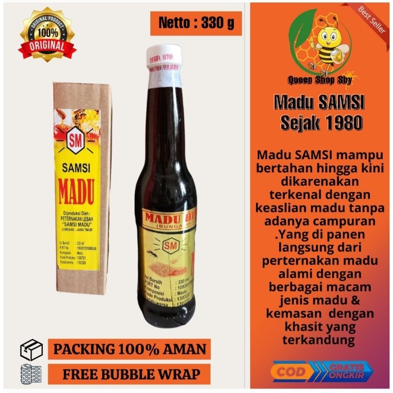 

MADU ASLI MADU SAMSI MADU HUTAN BOTOL KACA PROMO AGEN RESMI 330ml / 450 gr