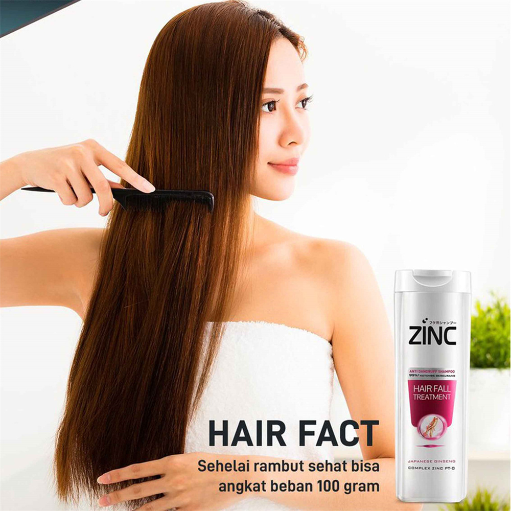 Sampo Botol* Shampo Zinc* Hair Fall Trearment* Japanese Gingseng* 170ml