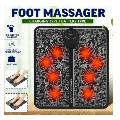 Alat Pijit Portable CEV Electric EMS / Foot Massager Alat Pijat Kaki Elektrik Foot Mat USB