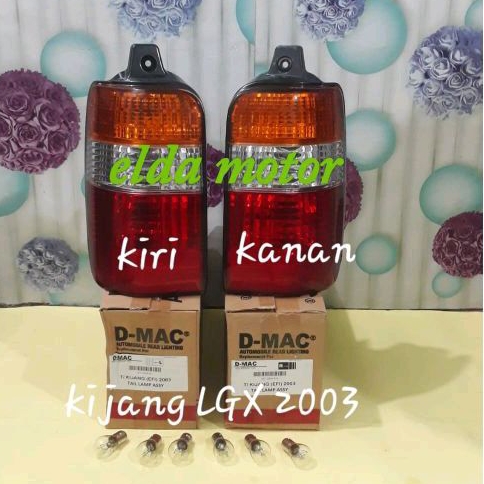 Lampu Stop Belakang +Bohlam Kijang Kapsul Kijang Efi LGX Tahun 2003