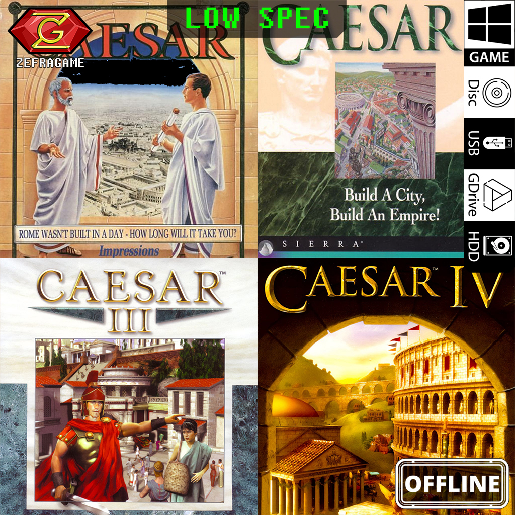 CAESAR I/CAESAR II/CAESAR III/CAESAR IV/CAESAR 1/CAESAR 2/CAESAR 3/CAESAR 4 PC Full Version