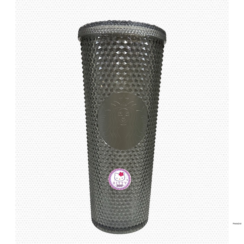 Starbucks Cold Cup 24oz Bling Glitterin Grey  (winter22) S11129916 (Water Bottle Hot/Cold)