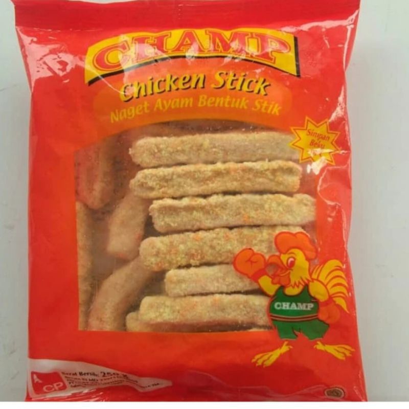 

Champ nugget stick 250gr naget ayam bentuk stik