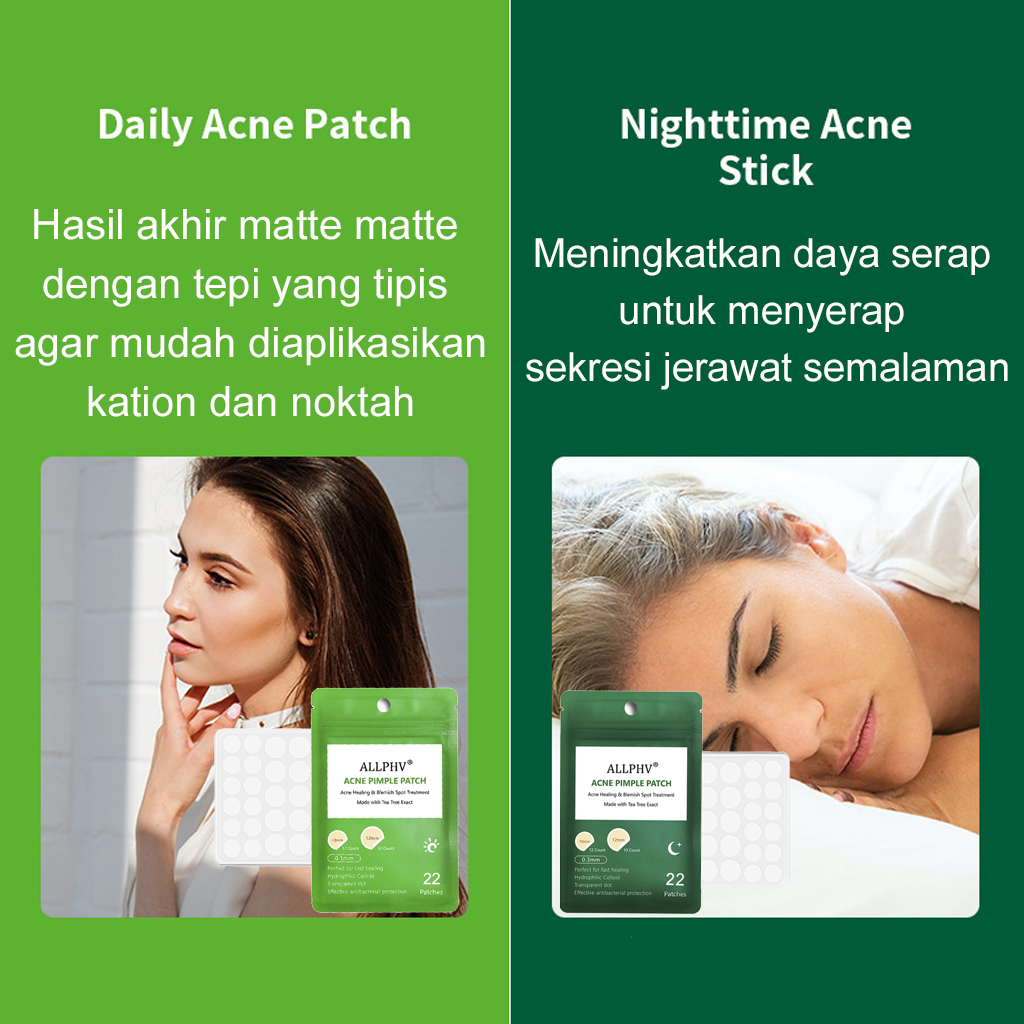 ALLPHV BREYLEE Acne treatment serum &amp; acne patch jerawat Kit Pemulihan penghilang jerawat Menghilangkan jerawat