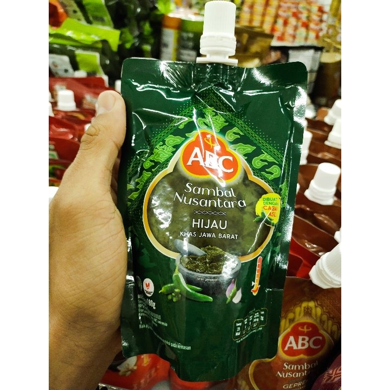 

ABC Sambal Hijau khas Jawa Barat 180gr