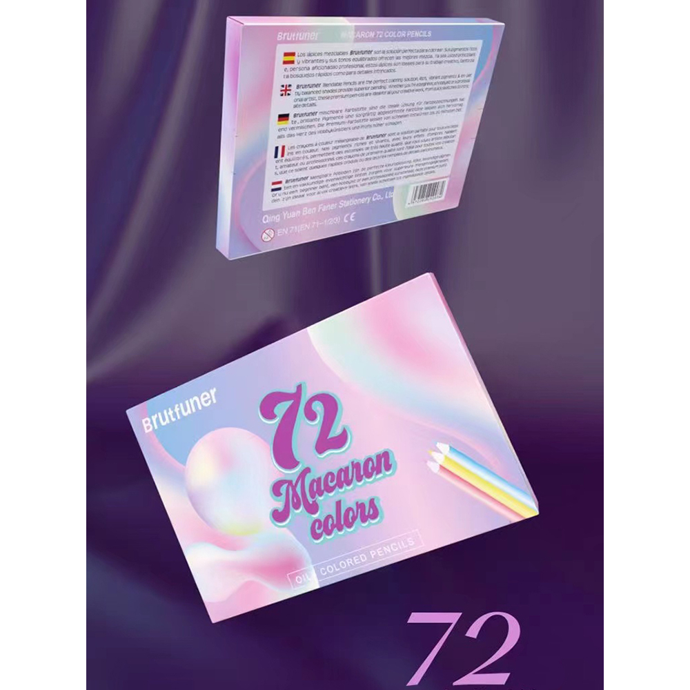 

Brutfuner Macaron 12/24/50 Colored Pencil Professional Pastel Drawing