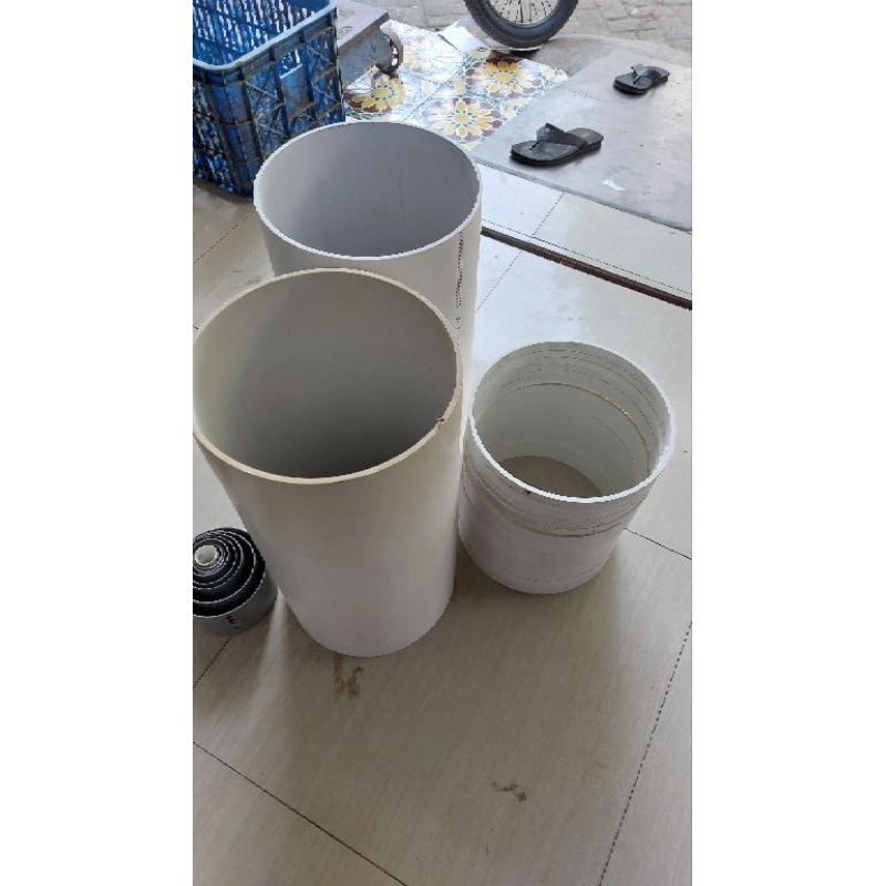 pipa pvc 5 inchi tinggi 2cm tebal pipa 2.5mm
