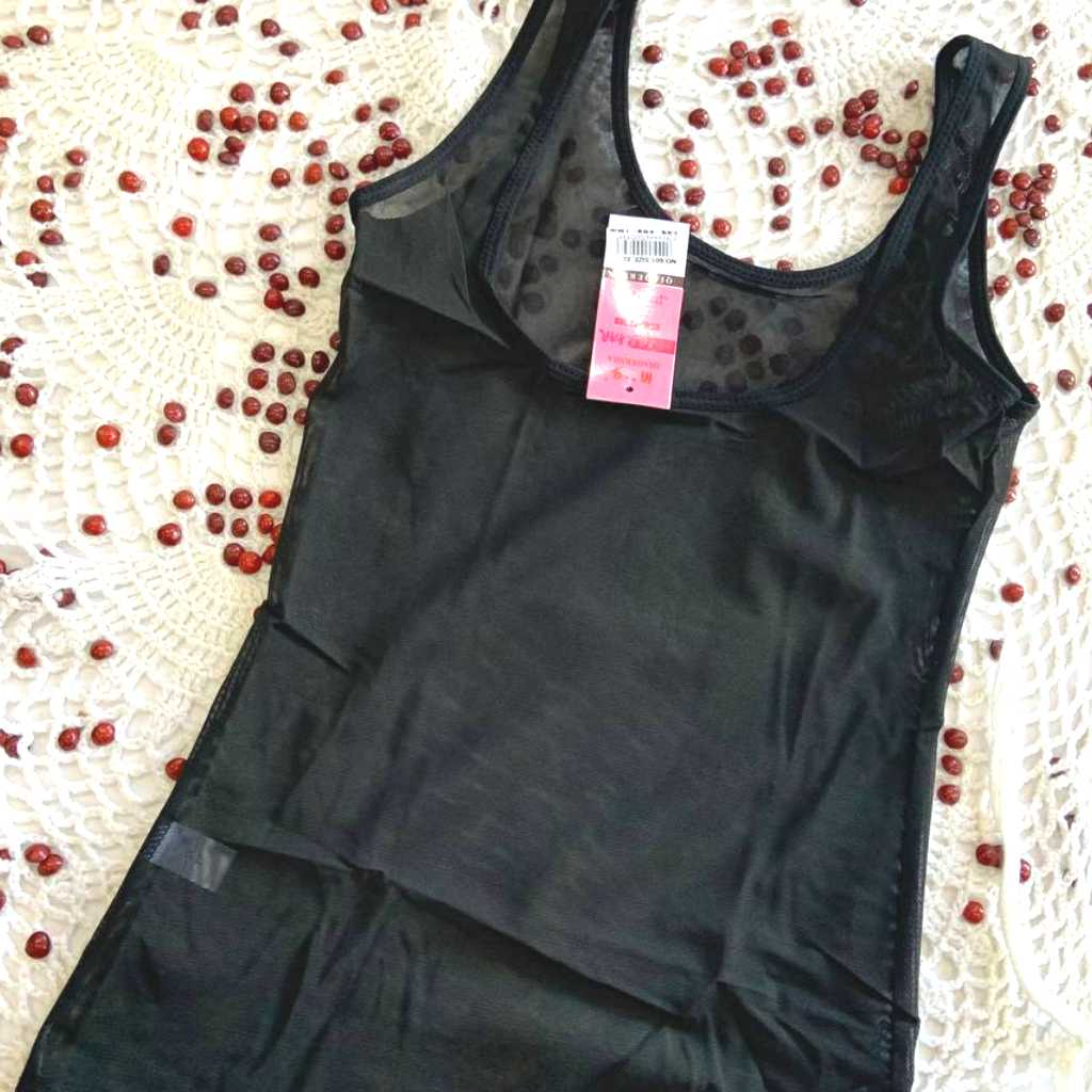 (014) Korset Baju Jaring Bahan Baby Doll Body Shaper Pelangsing Perut