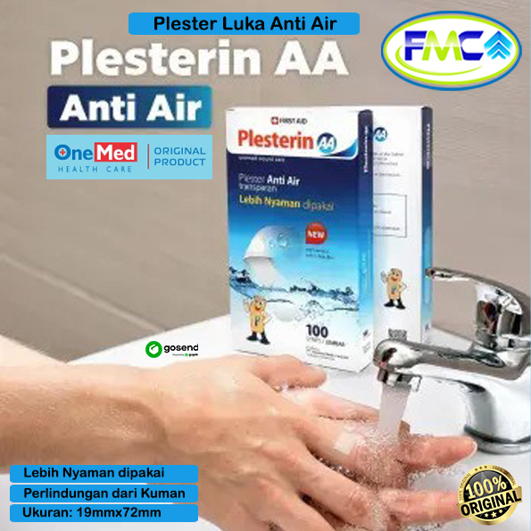 Plester Luka Anti Bakteri Plesterin Penutup Luka Anti Air Higienis Waterproof Transparan