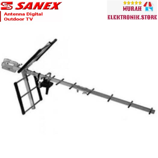 SANEX ANTENA TV DIGITAL + BOOSTER SN 889 DG / SN-889 DG / SN889 DG (FREE KABEL) GARANSI RESMI