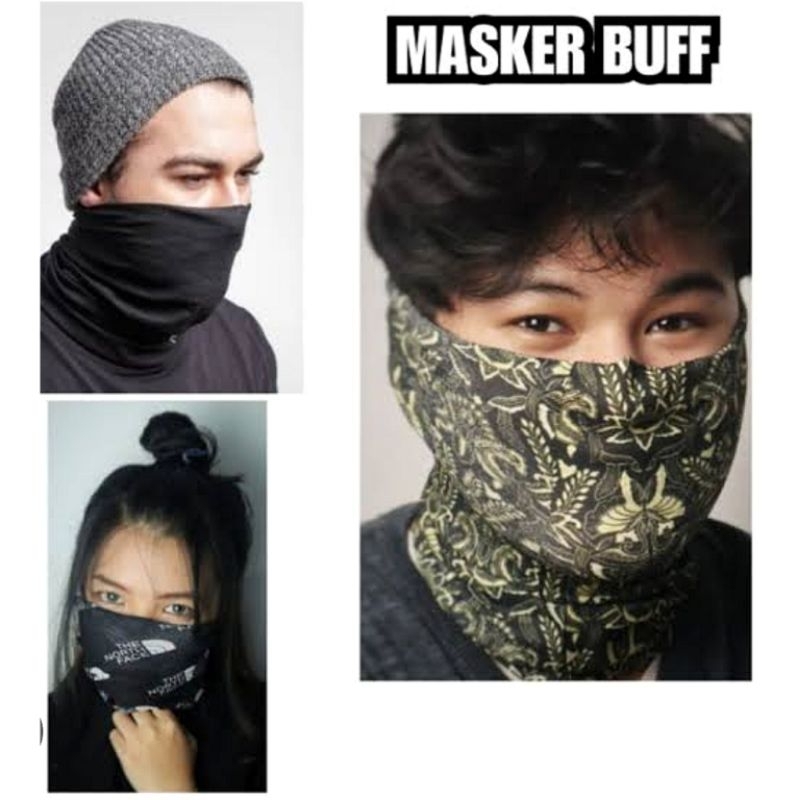 Masker Buff/Bandana/Slayer Multifungsi Serbaguna Motif Universal Pria Wanita | Headwear