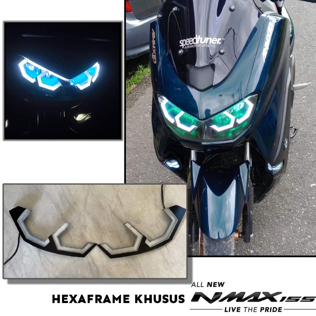 frame DLR light NMAX v2 Model BMW , Lazy eyes New NMAX model Hexa