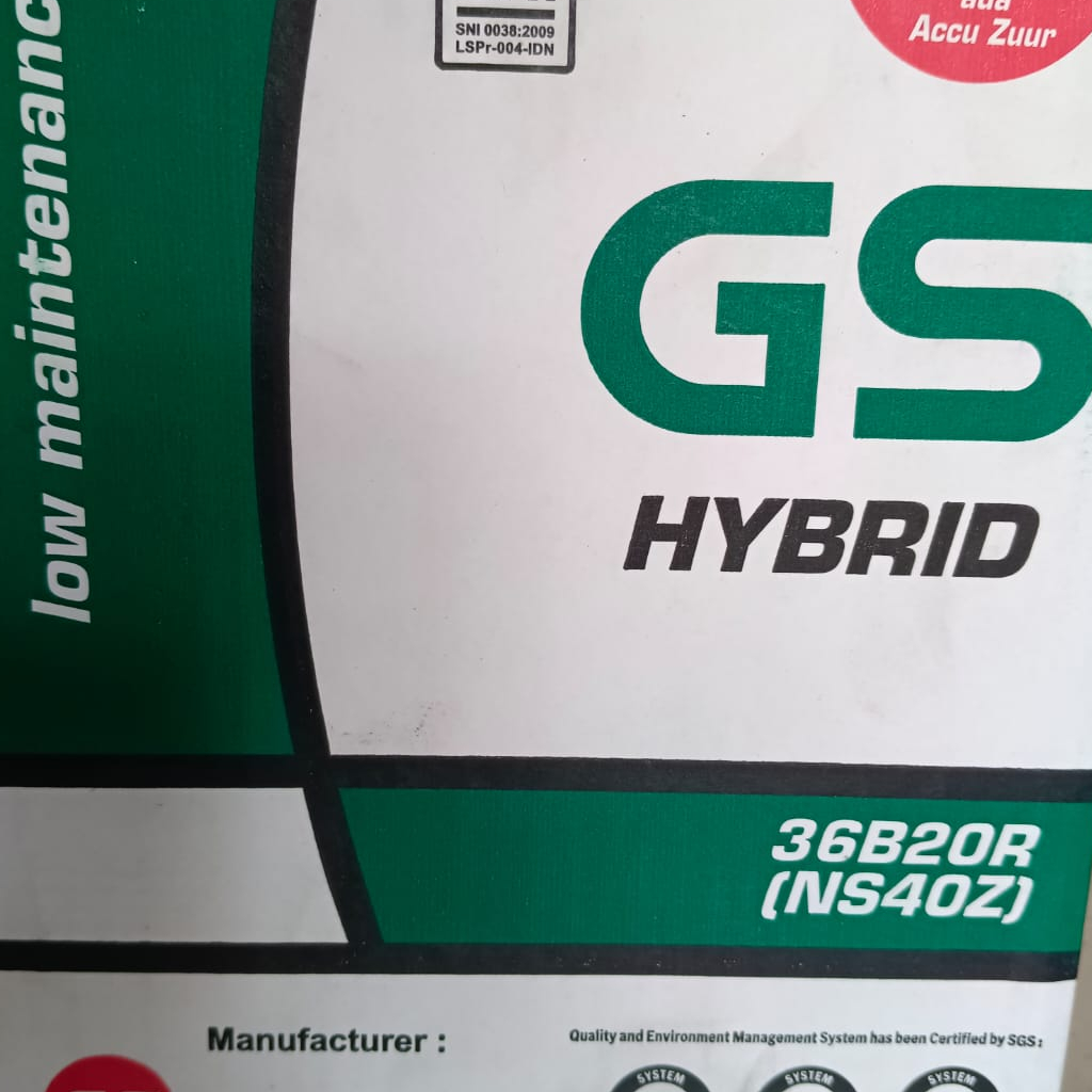 GS ASTRA Hybrid NS40Z Aki Mobil Avanza, Xenia, Rush, Terios, dll