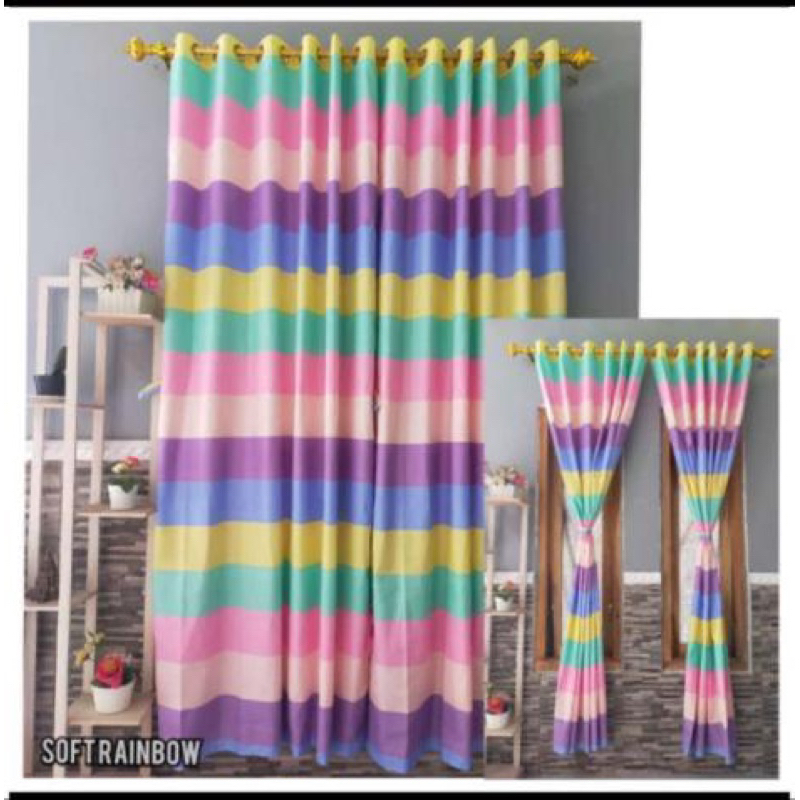 [ PINTU DAN JENDELA ] GORDEN SMOKRING SOFT RAINBOW