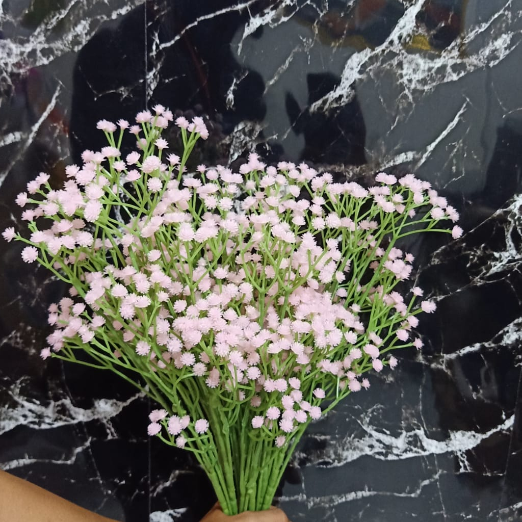 Baby breath premium panjang gypsophila (LUSINAN)