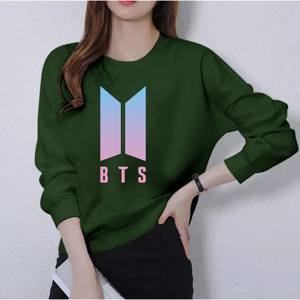 FASHION COOLS - ( BISA COD ) BAJU ATASAN TRENDY BTS GIRL TERBARU-BAJU DISTRO CEWEK KEREN LENGAN PANJANG MASA KINI DAN TERLARIS