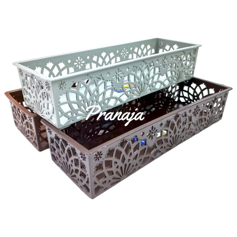 Keranjang Serbaguna Lucky Star / Tempat Obat / Tempat Alat Tulis / Tempat Kosmetik / Wadah Plastik S