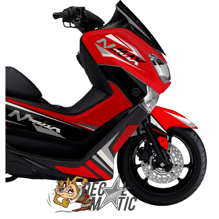 Stiker Full Body Decal NMAX old 2015 2016 2017 2018 2019 Grafis Merah
